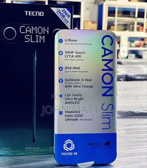 New Tecno Camon Slim 256 GB Green