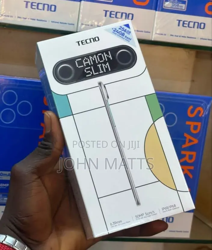 New Tecno Camon Slim 256 GB White