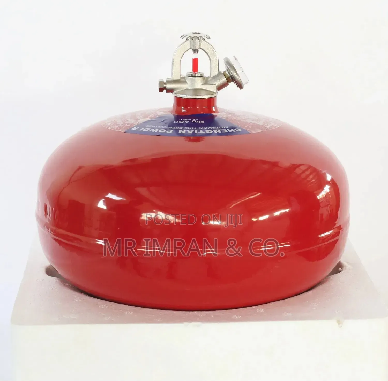 6kg Automatic, Ceiling-Mounted Dry Powder Fire Extinguisher