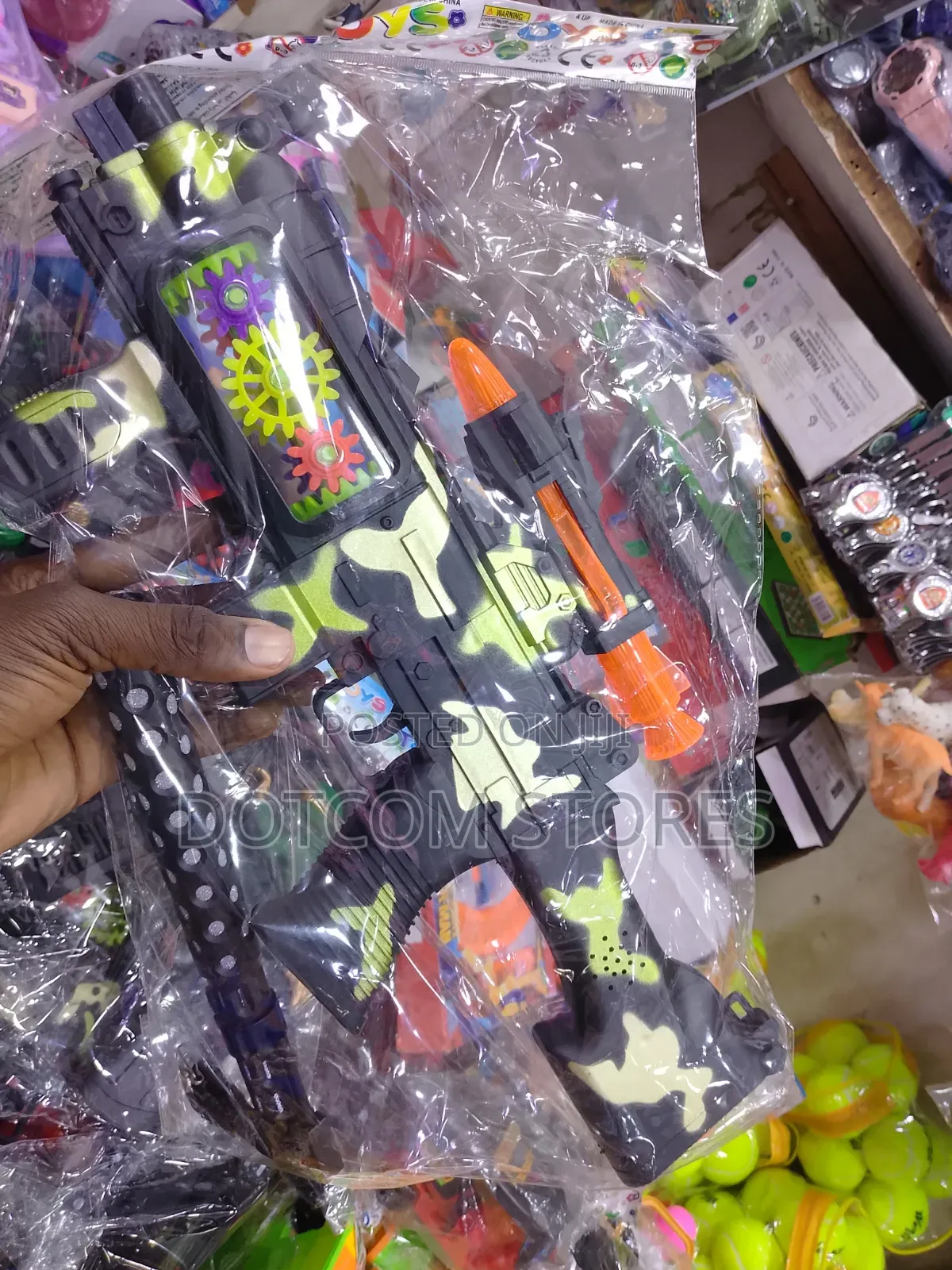 Plastic Camouflage Toy Machine