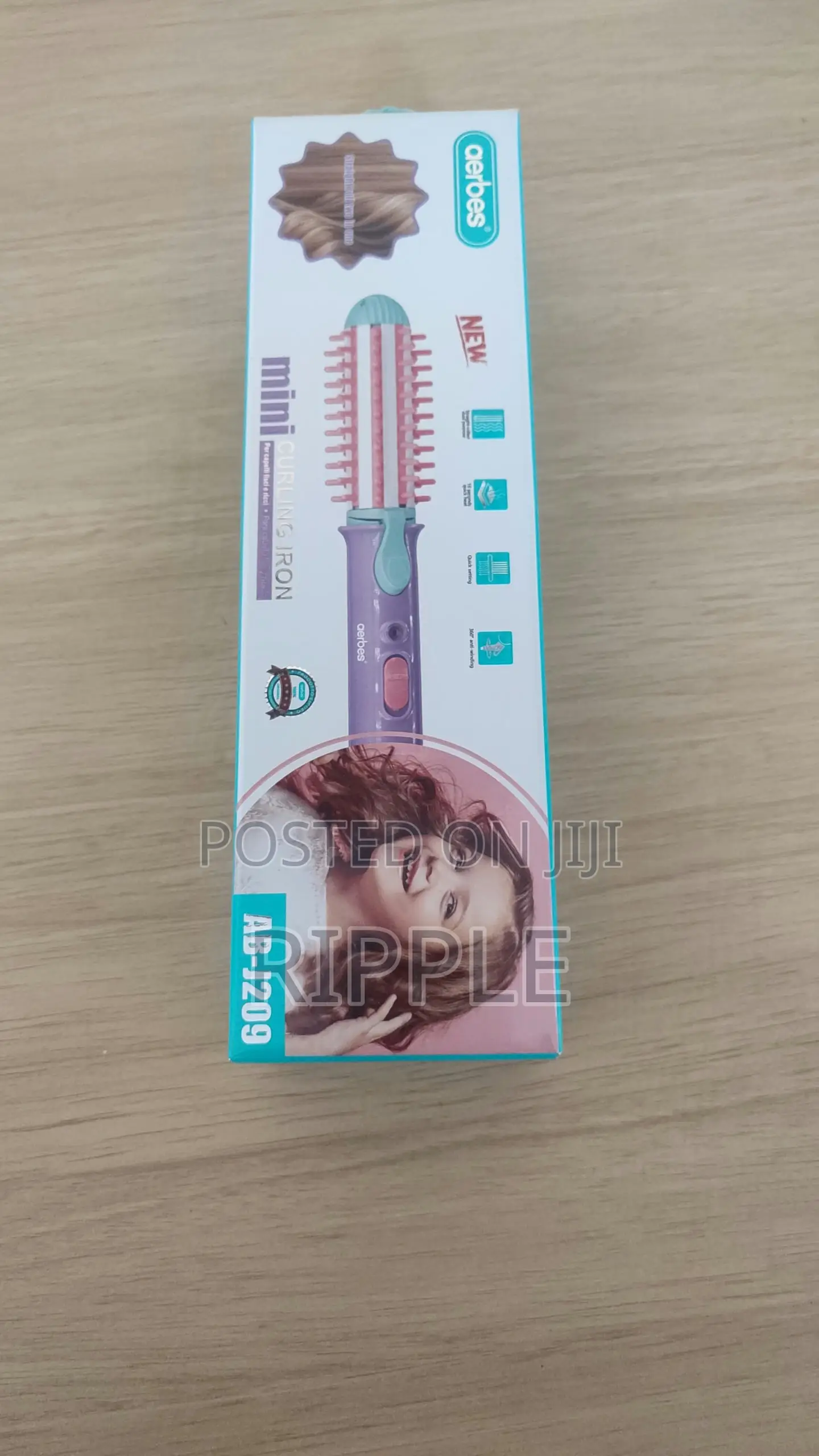 Mini Hair Curling Brush – Electric Curl Styler 20W
