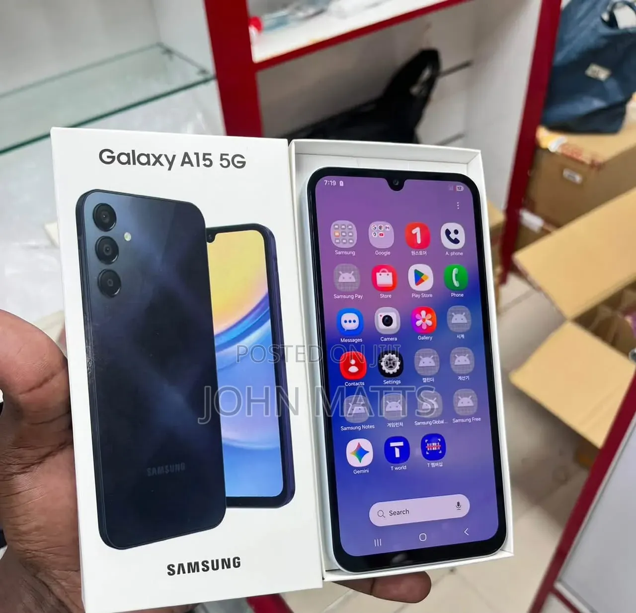 New Samsung Galaxy A15 5G 256 GB Black