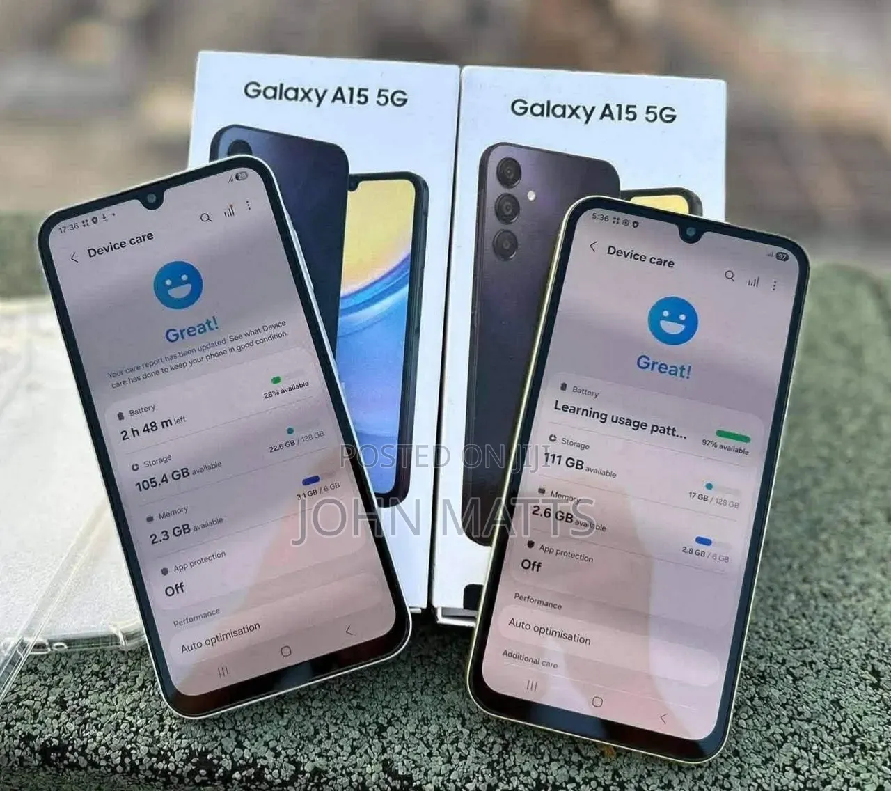 New Samsung Galaxy A15 5G 256 GB White