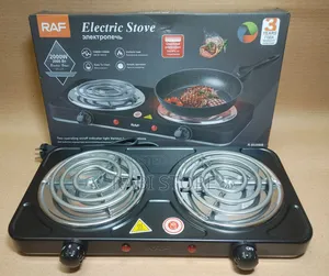 RAF Electric Stove Double-Burner Electric Hot Plate Cooker
