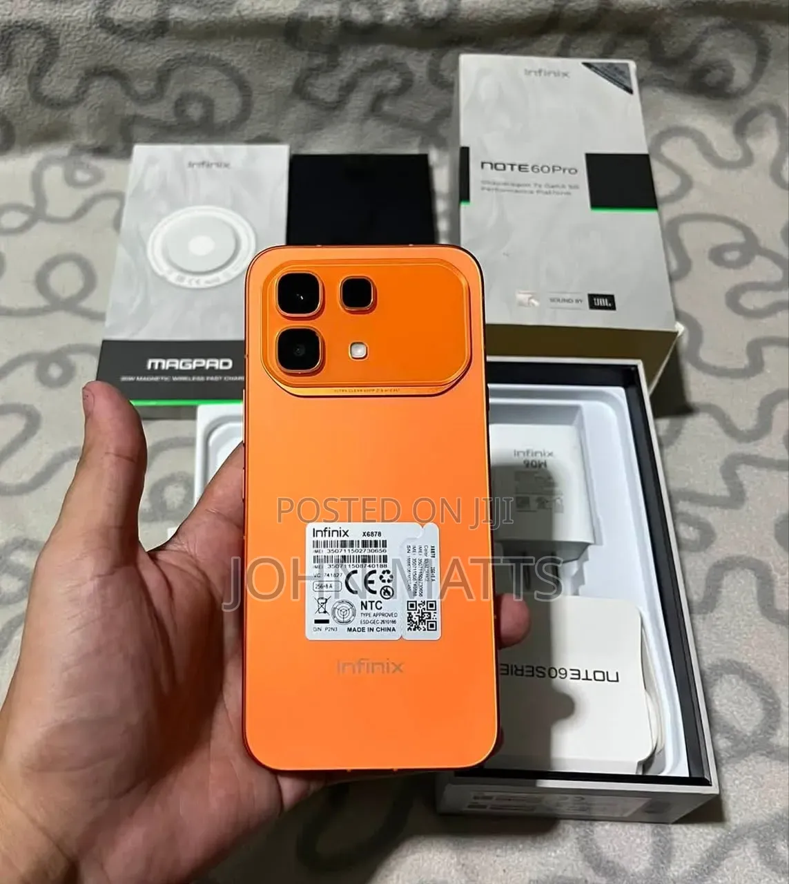 New Infinix Note 60 Pro 256 GB Orange