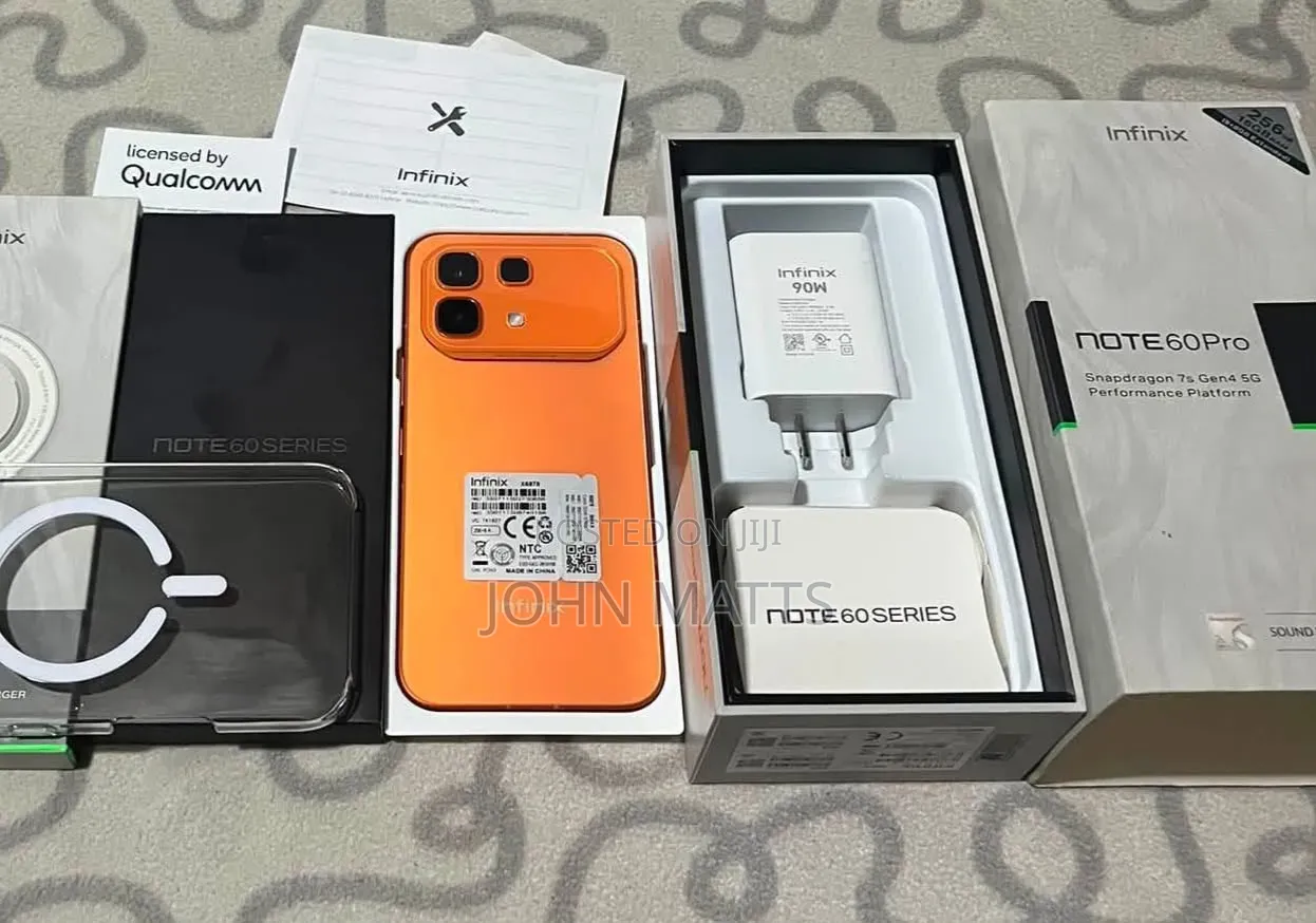 New Infinix Note 60 Pro 256 GB Orange