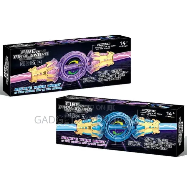 Twin-Blade Lightsaber (Also Known as a Double-Edged LED Spinning Swor