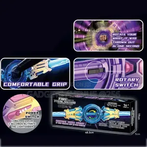 Twin-Blade Lightsaber (Also Known as a Double-Edged LED Spinning Swor