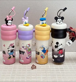 Set Of850 Ml Disney Character Stainless Steel Insulated Water Bottles