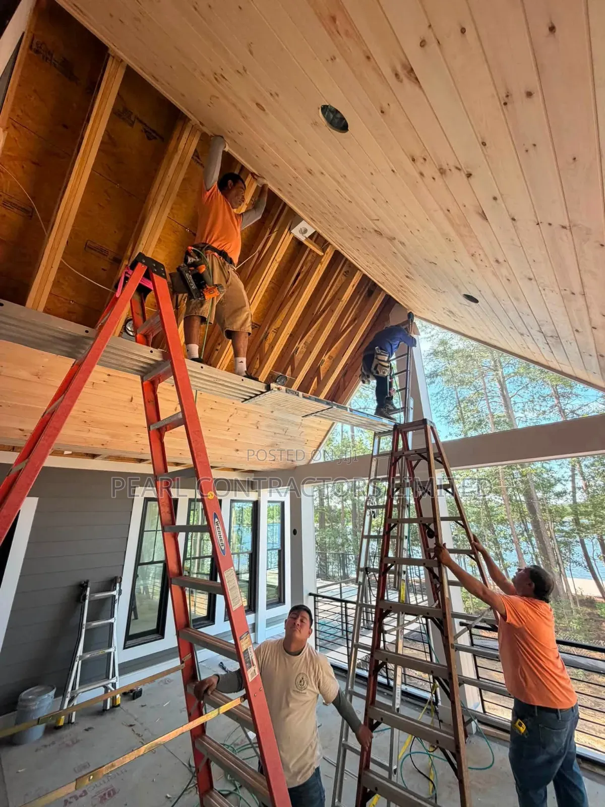 Wooden Ceilings/Rustic Wooden Ceiling Setup and Installation Services