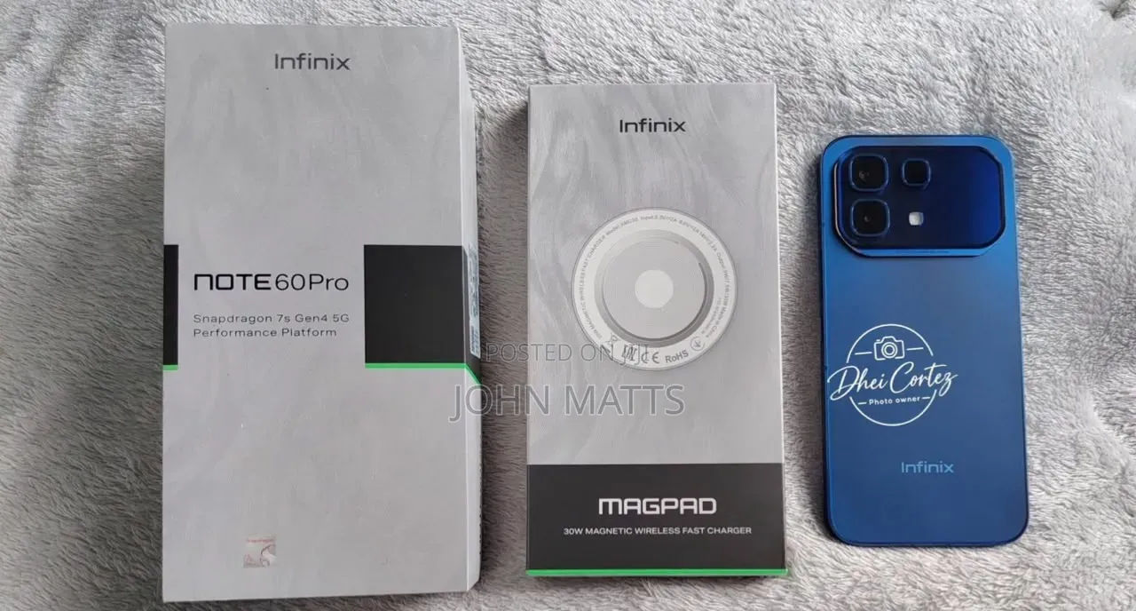 New Infinix Note 60 Pro 256 GB Blue