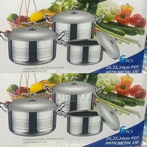 6-Piece Jingyifa Stainless Steel Cookware Set