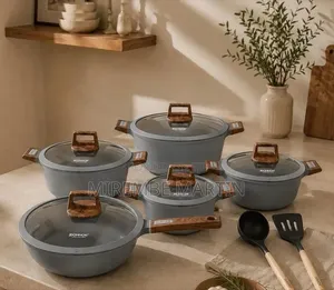 Donnor Die-Cast Granite Non-Stick Cookware Set