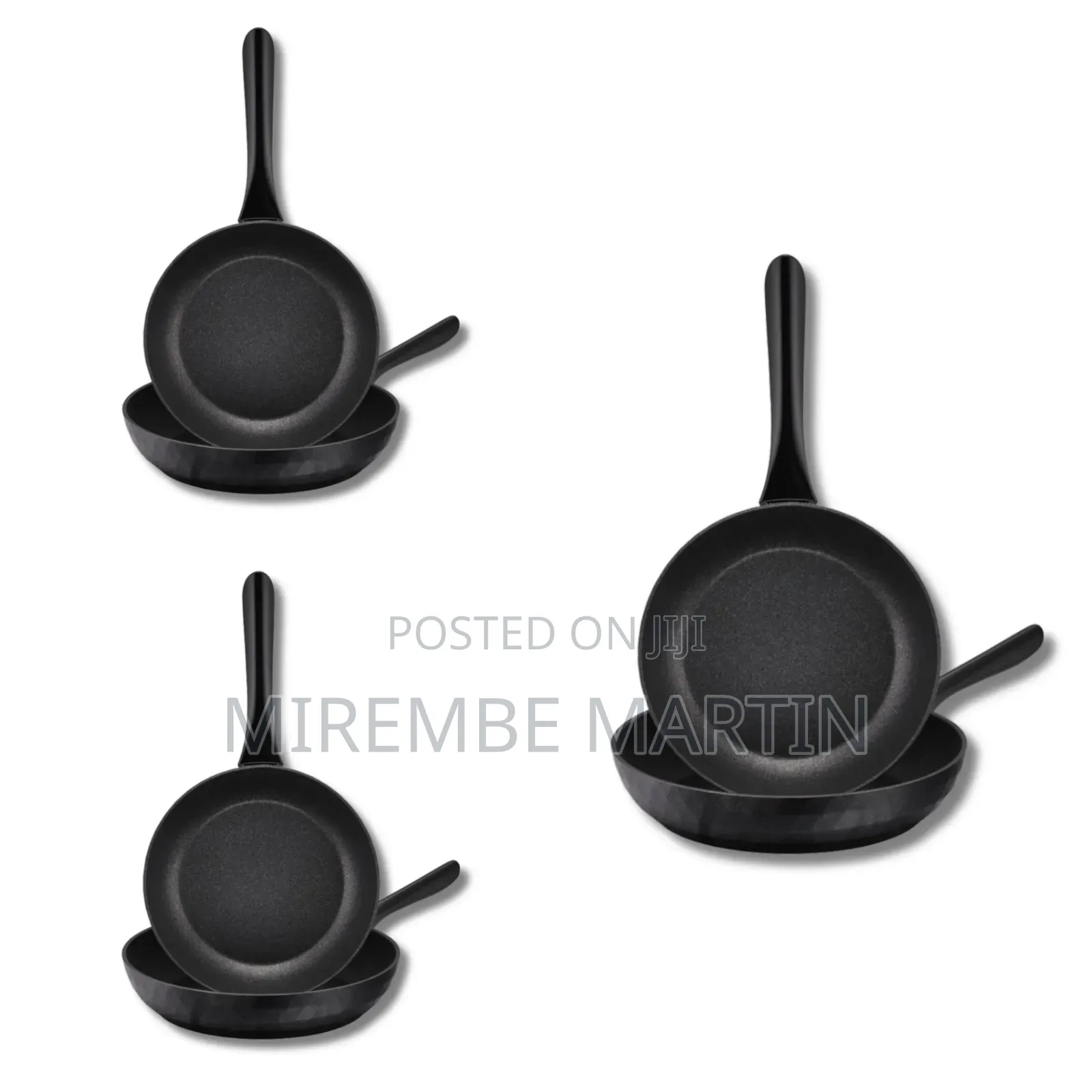 Set of Non-Stick Frying Pans That Resemble The