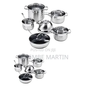 Stainless Steel Cookware and Kettle Set