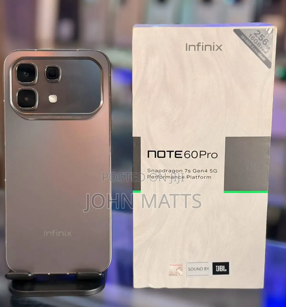 New Infinix Note 60 Pro 256 GB Gray