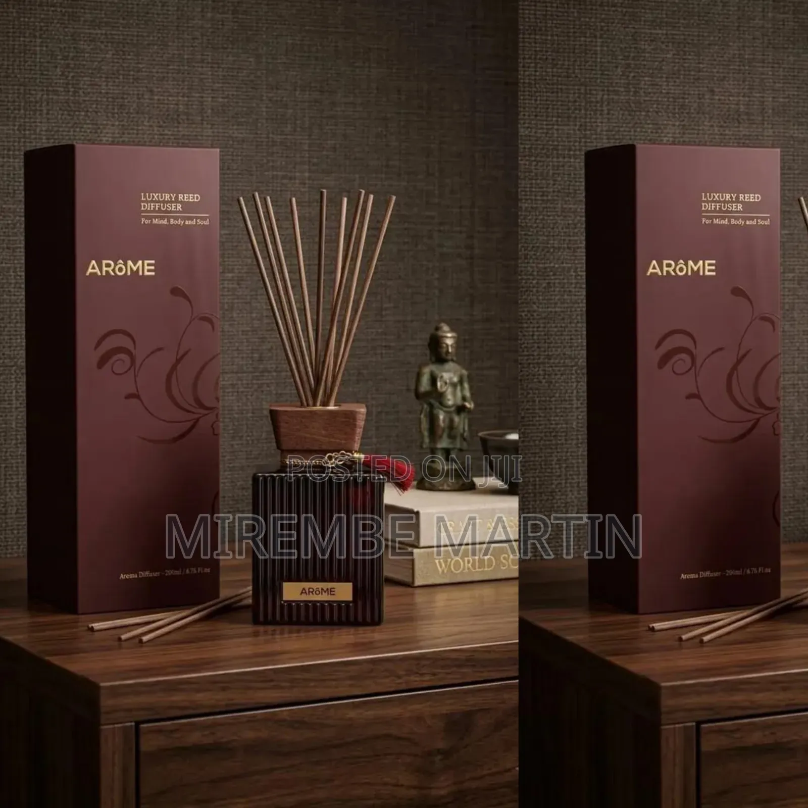 Arôme Luxury Reed Diffuser (Marked "ARÔME: Luxury Reed Diffuser