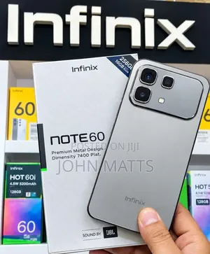New Infinix Note 60 Pro 256 GB Black