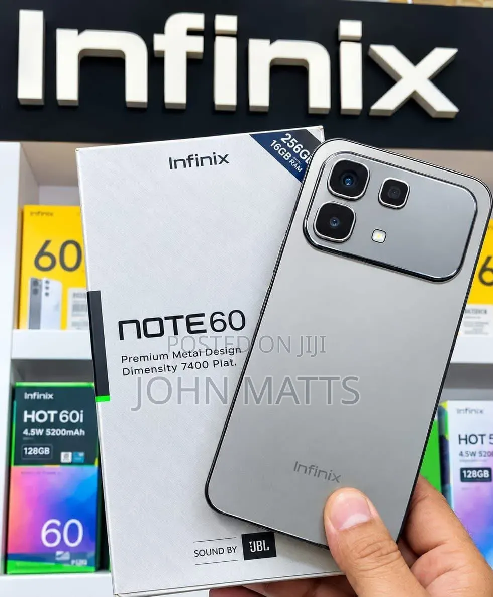 New Infinix Note 60 Pro 256 GB Black