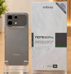 New Infinix Note 60 Pro 256 GB Black