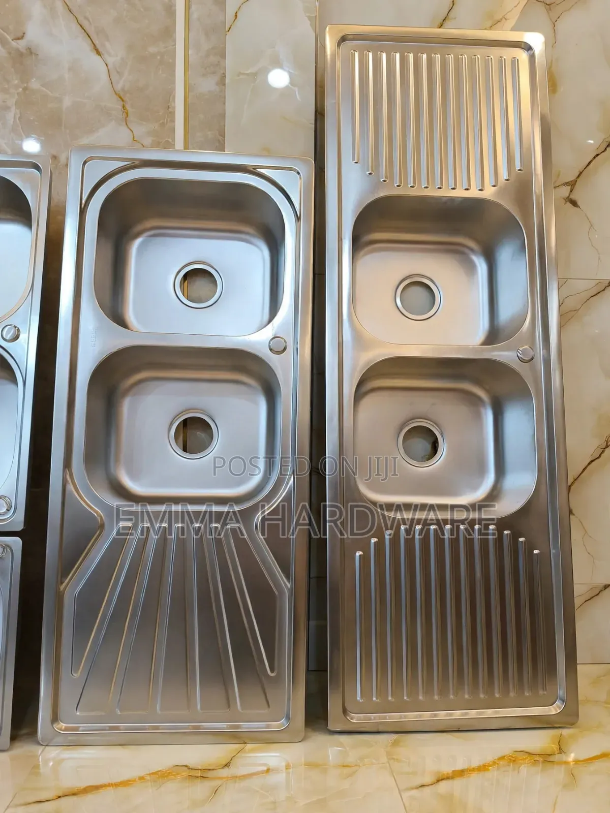 Kitchen Sink Double Bowl Single Tray/Heavy Duty