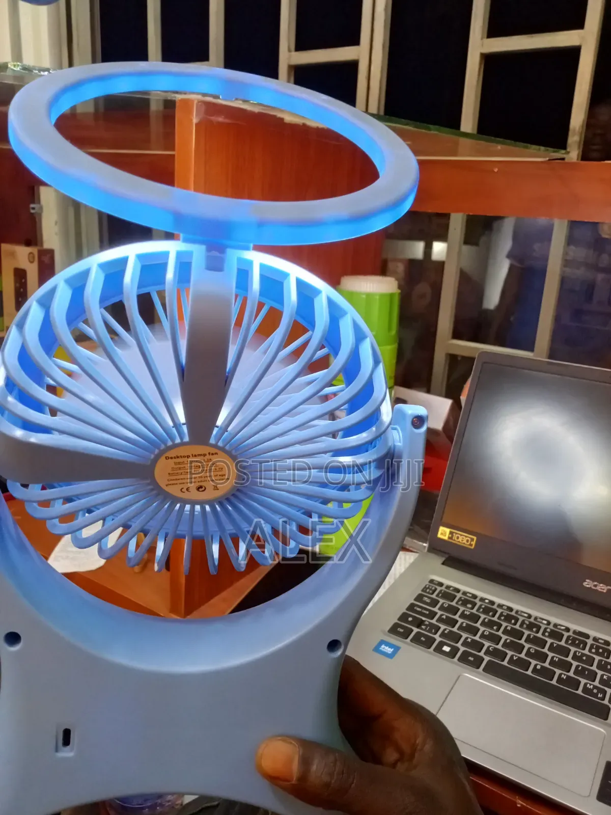 Rechargeable Desktop and Table Fan