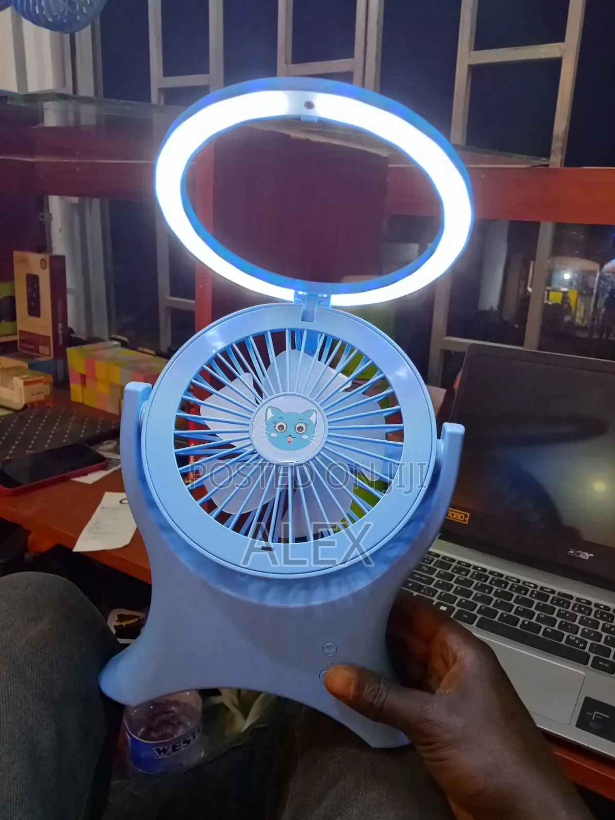 Rechargeable Desktop and Table Fan