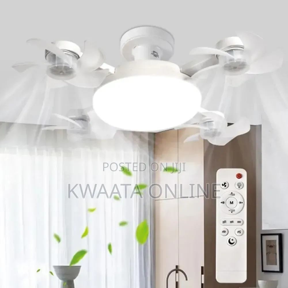 Drone Fan Light – 3-Blade Ceiling Fan With LED Light & Remote