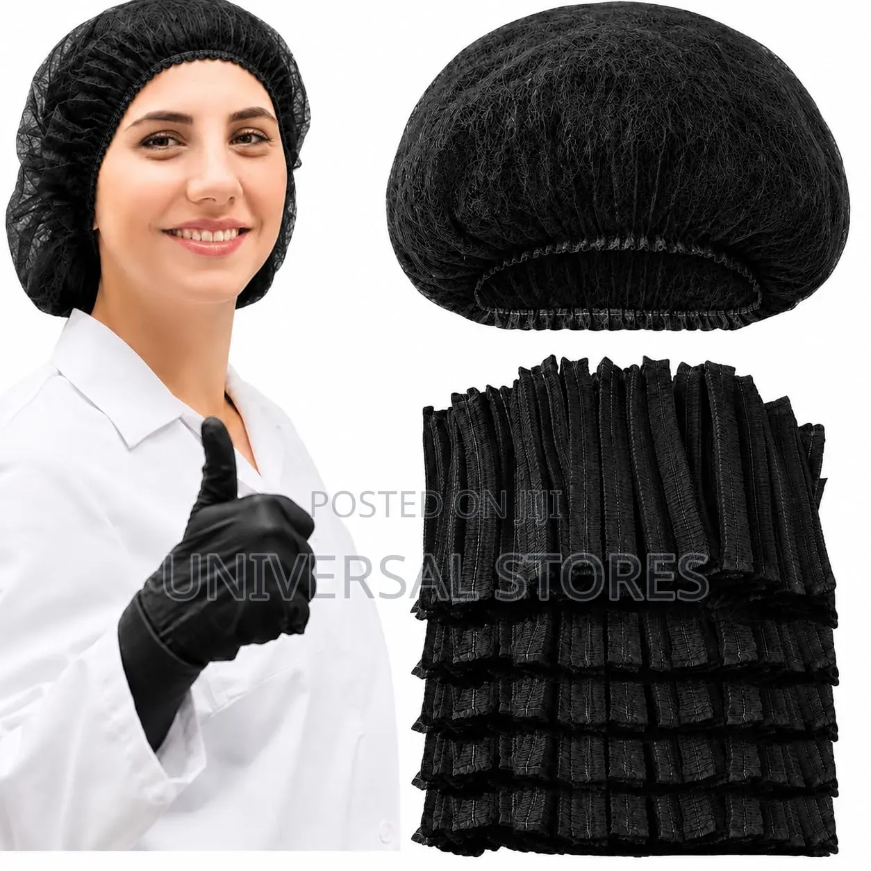 100pcs Nonwoven Hair Nets