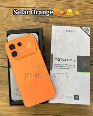 New Infinix Note 60 Pro 256 GB Orange