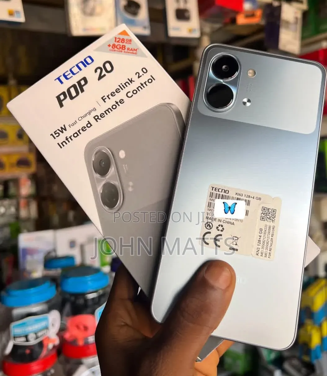 New Tecno Pop 20 128 GB Black