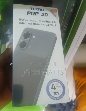 New Tecno Pop 20 128 GB Black