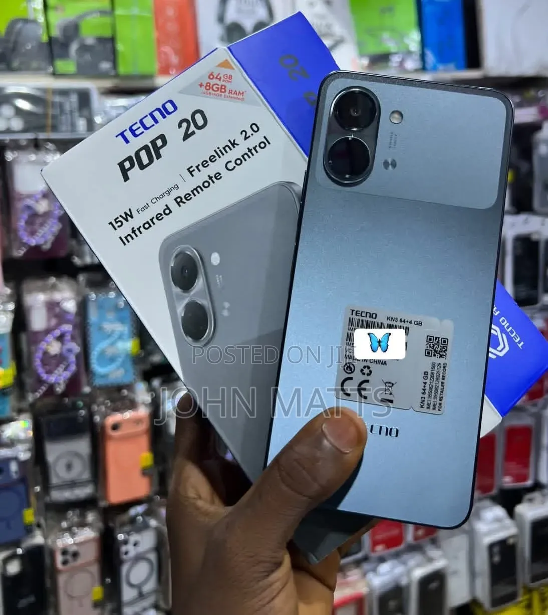 New Tecno Pop 20 64 GB Blue