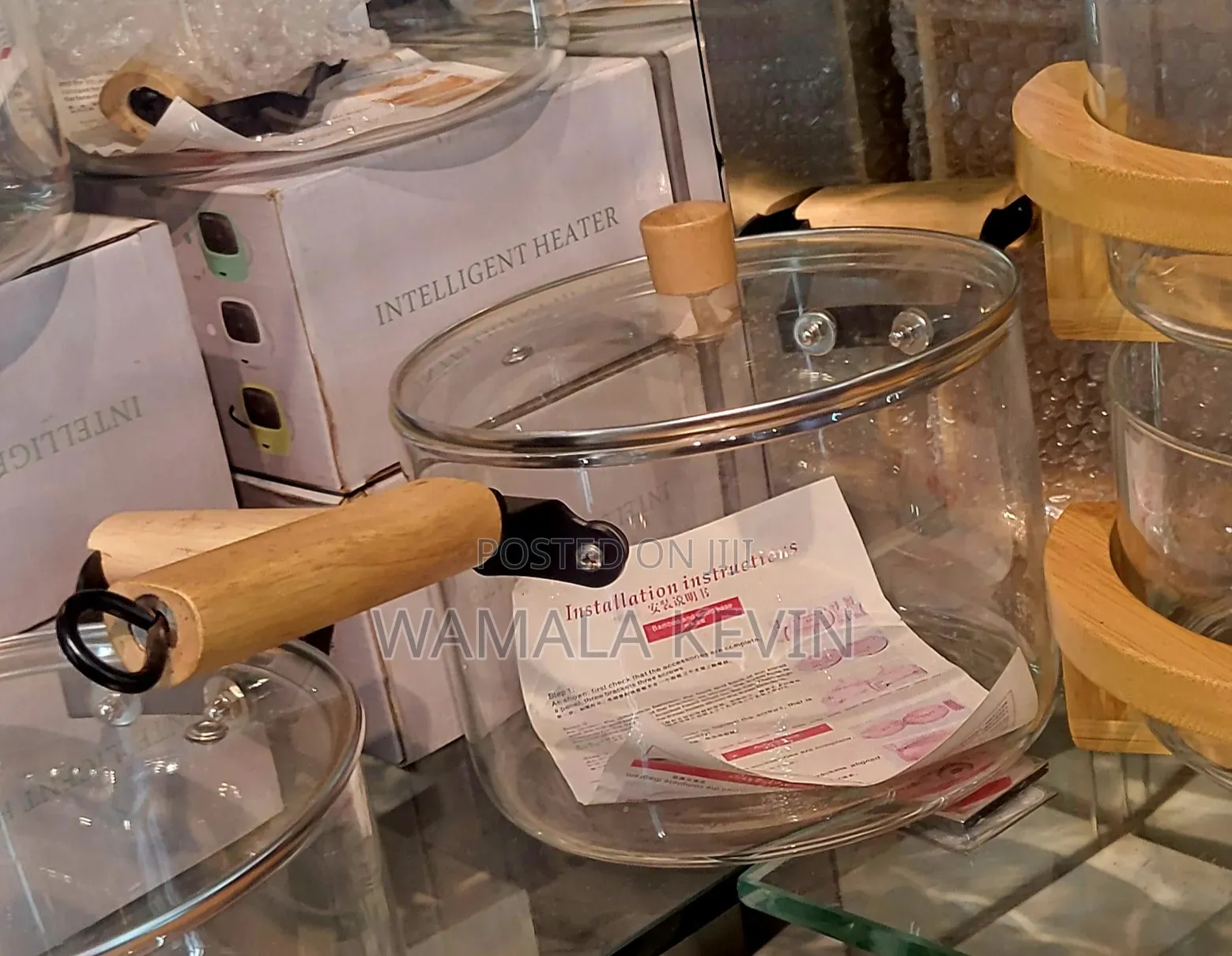 Glass Cooking Pots