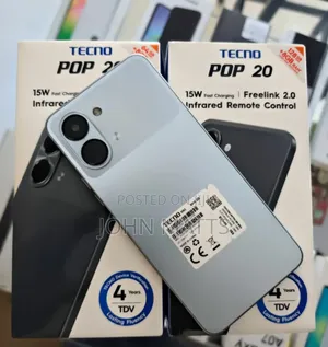 New Tecno Pop 20 128 GB Gray