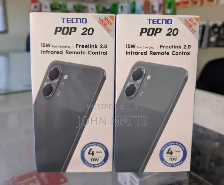 New Tecno Pop 20 128 GB Gray