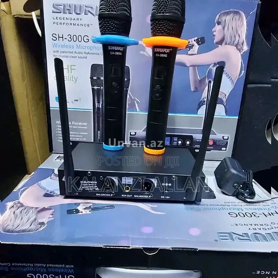Duo Uhf Shure Wireless Microphone System