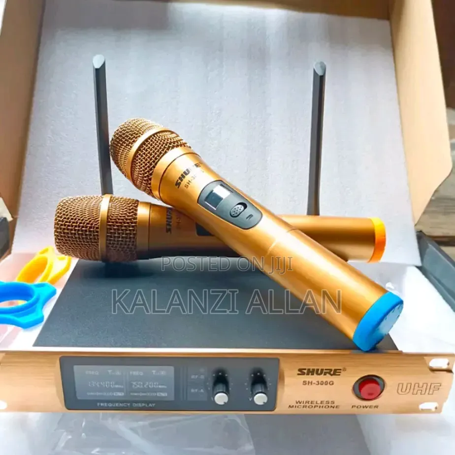 Duo Uhf Shure Wireless Microphone System