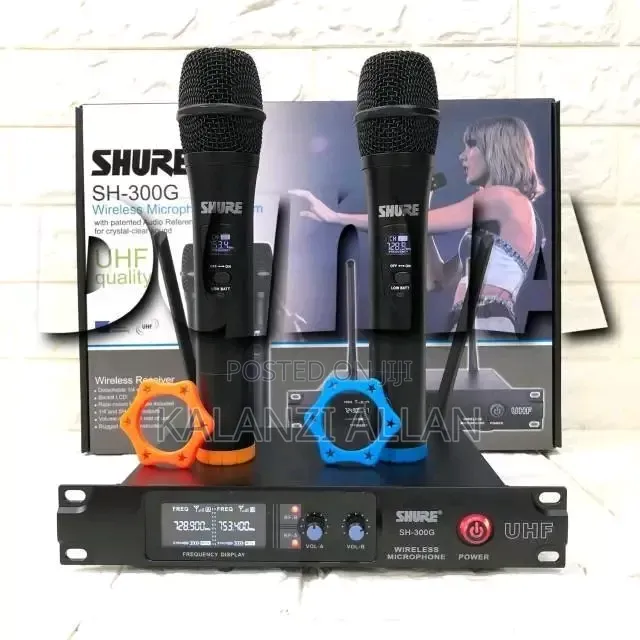 Duo Uhf Shure Wireless Microphone System