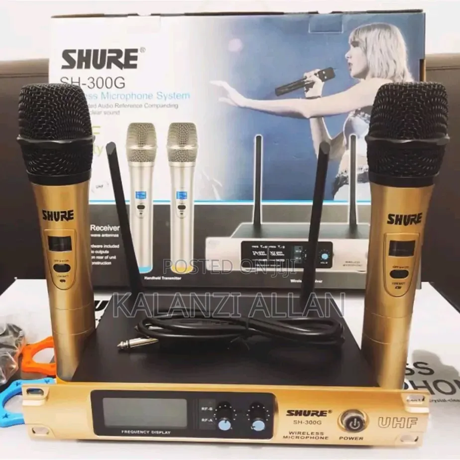 Duo Uhf Shure Wireless Microphone System