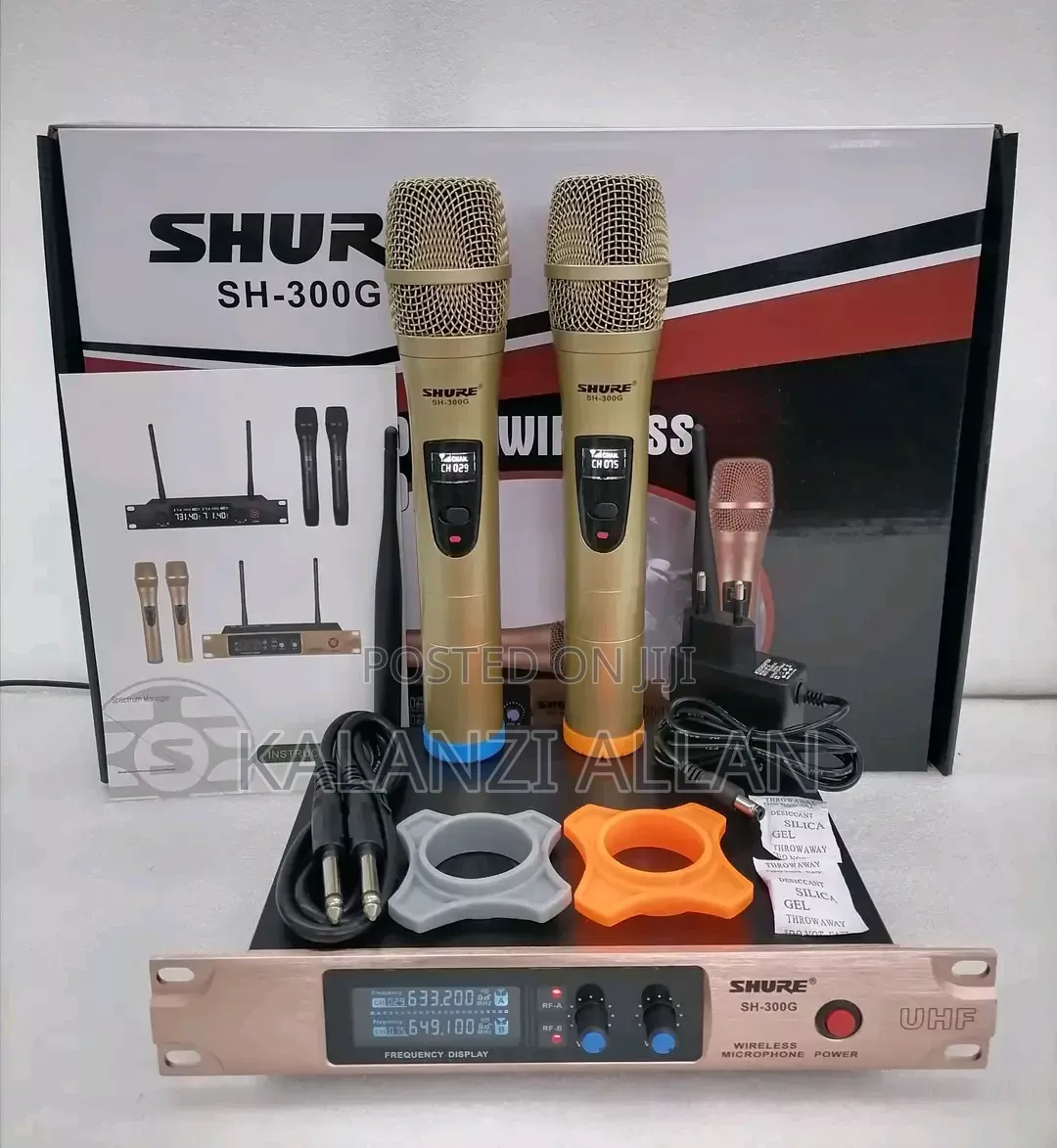 Duo Uhf Shure Wireless Microphone System