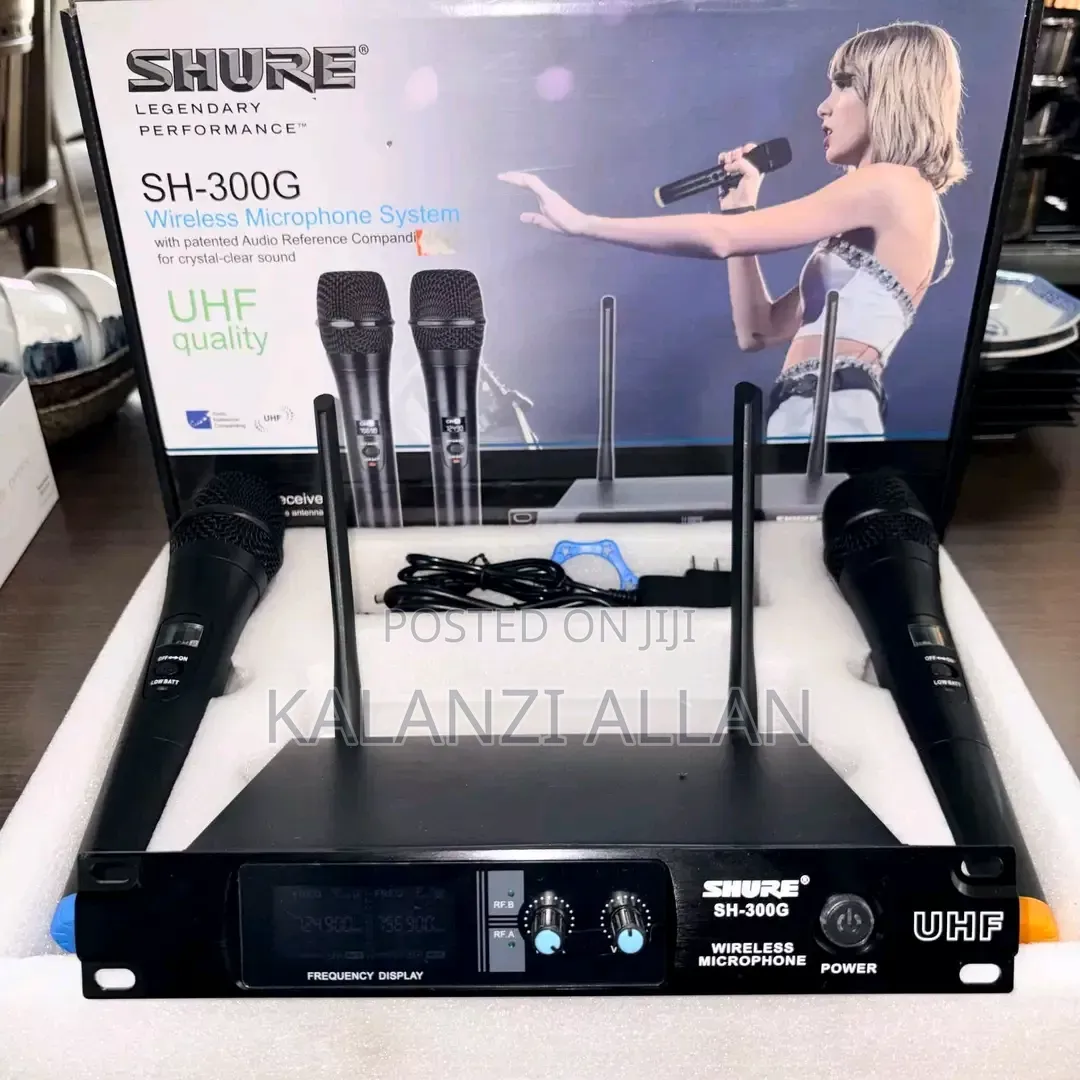 Duo Uhf Shure Wireless Microphone System