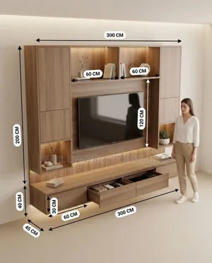 Wall Unit TV Stands in Any Colour From 350,000/- Per Square Meter