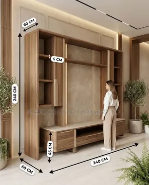 Wall Unit TV Stands in Any Colour From 350,000/- Per Square Meter