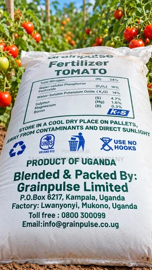 Grainpulse Tomato Fertilizer – NPK 24:18:14 Sulphur, Magnesium & Boron