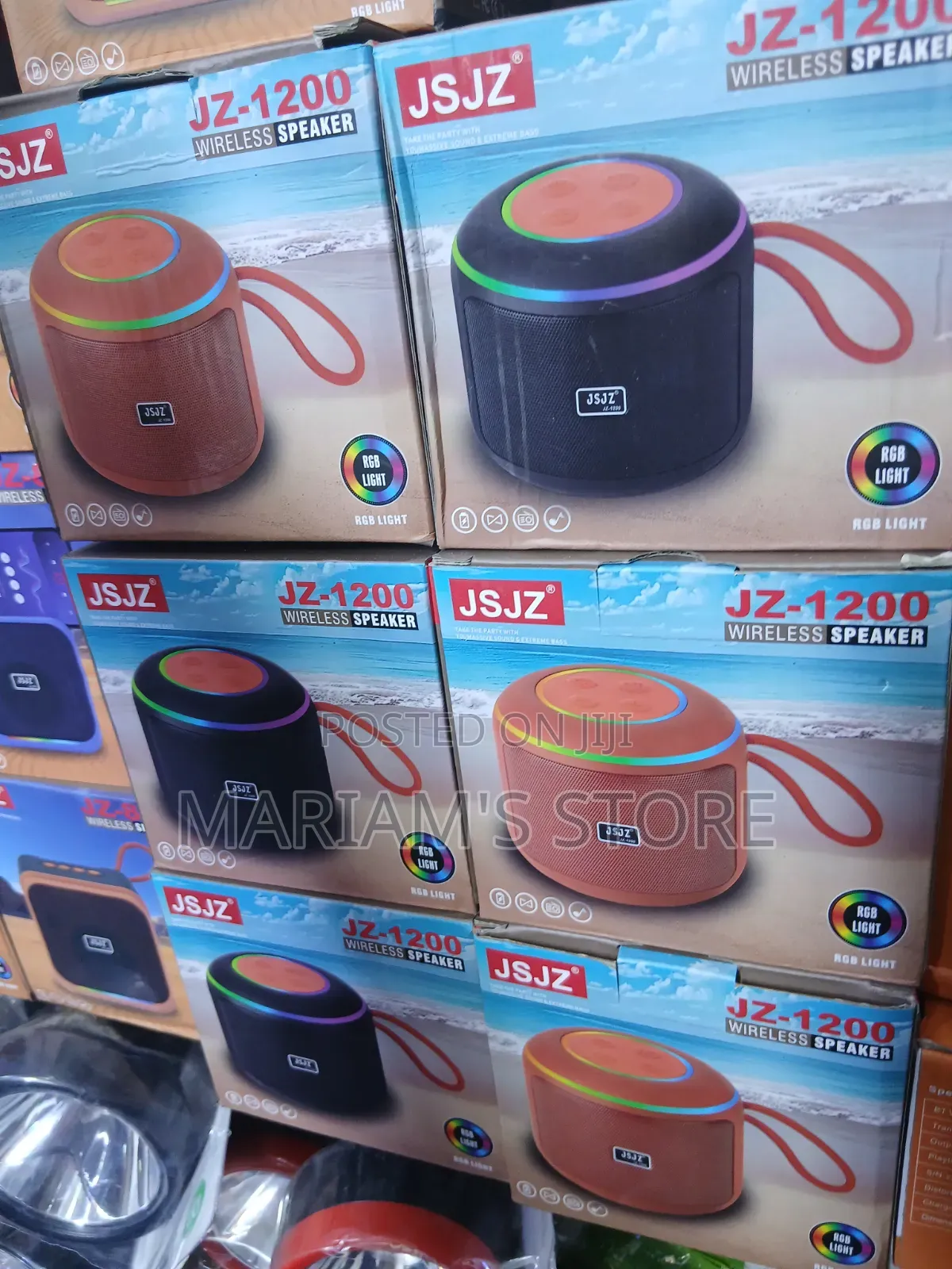 JSJZ JZ-1200 Portable Wireless Bluetooth Speaker.