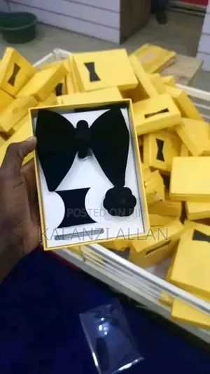 Mustard Velvet Bowties
