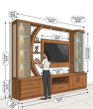 TV Stands/All Wall Unit TV Stands From 360,000/- Per Square Meter