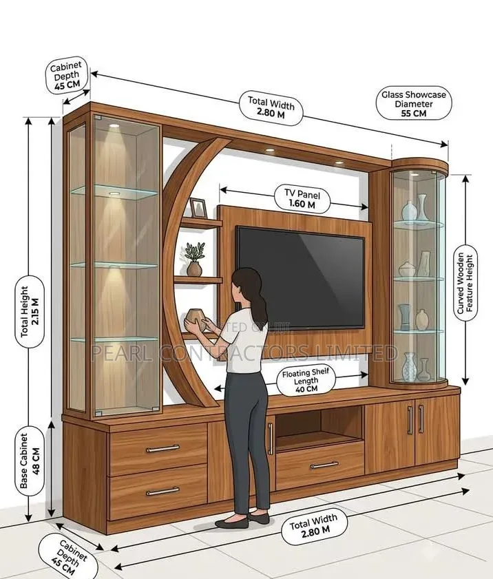 TV Stands/All Wall Unit TV Stands From 360,000/- Per Square Meter