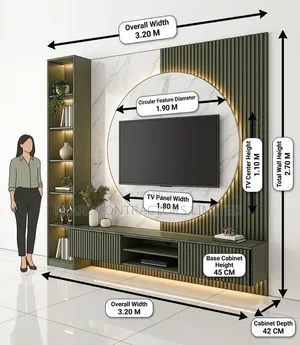 TV Stands/All Wall Unit TV Stands From 360,000/- Per Square Meter